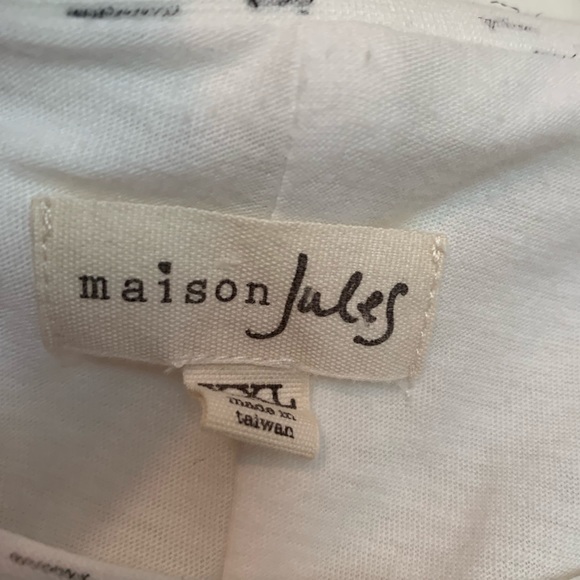 BOGO Maison Jules White Heathered Dress with Pockets Size XXL - Picture 3 of 7